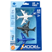 3-Piece Die-Cast Air Alloy Aircraft Model Toy Set