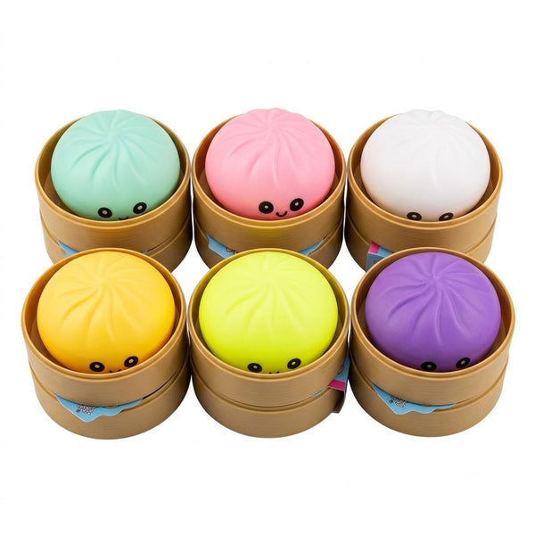 Kawaii Dim Sum Dumpling Squishy Stress Reliever Toy