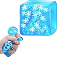 Jelly Squish Glitter Jellyfish Sensory Fidget Squishy Toy