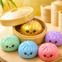 Kawaii Dim Sum Dumpling Squishy Stress Reliever Toy