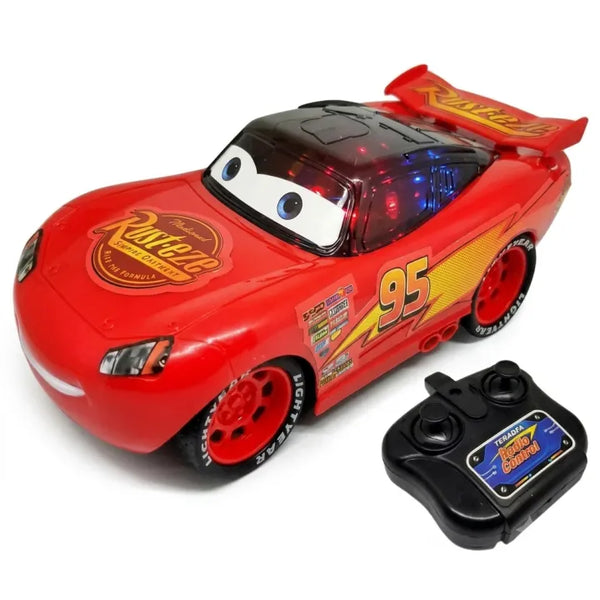 Disney Pixar Cars 3 3D Light-Up Lightning McQueen Radio Remote Control Car