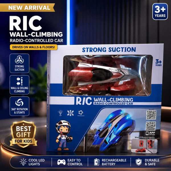 R/C Wall-Climbing Radio-Controlled Car