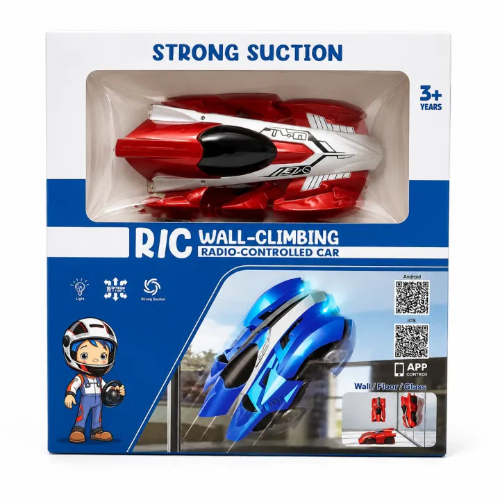 R/C Wall-Climbing Radio-Controlled Car