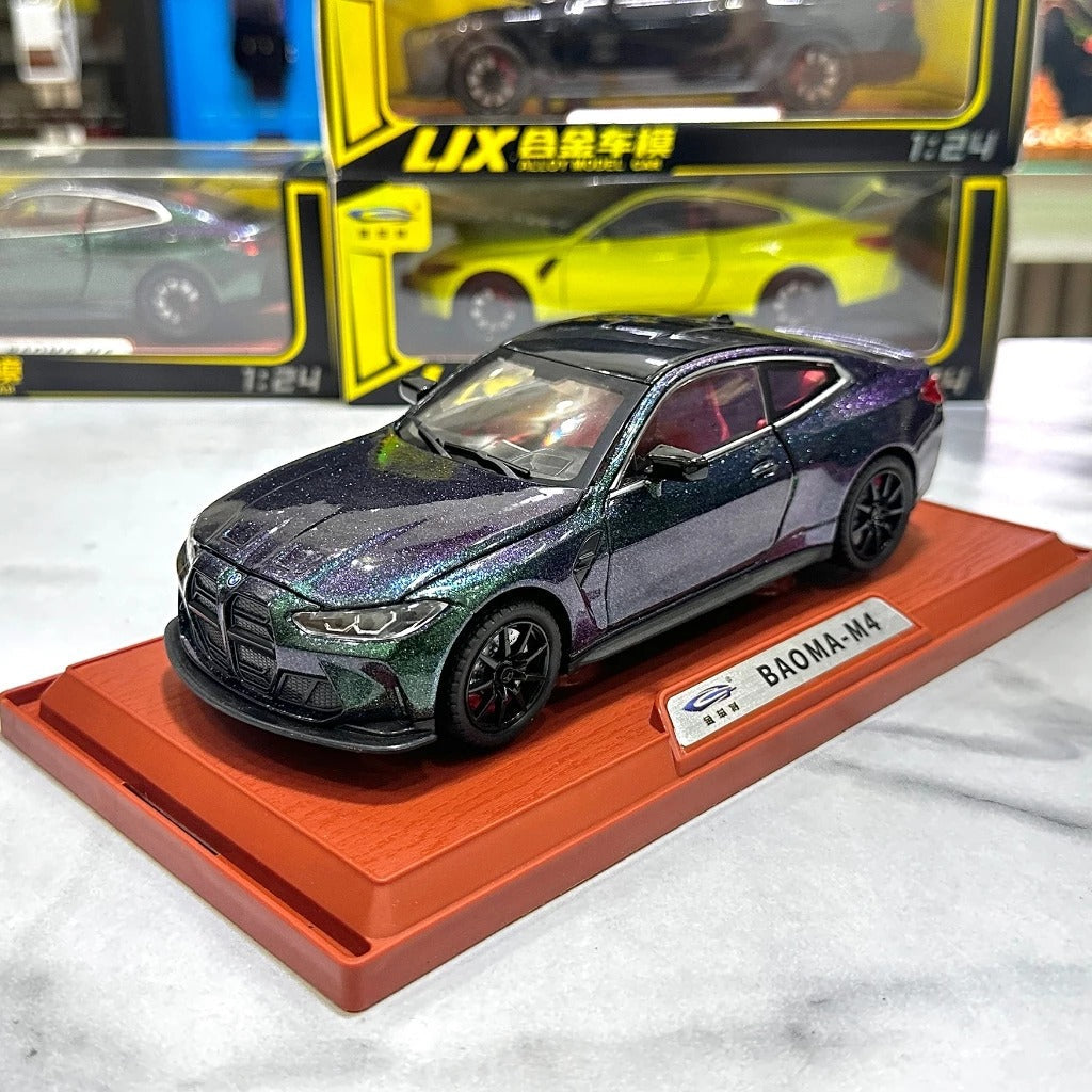 1:24 Scale BMW M4 Coupe Alloy Diecast Model Car