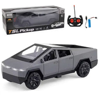 1:14 Scale Cybertruck Style Electric Remote Control Pickup Truck with Working Headlights