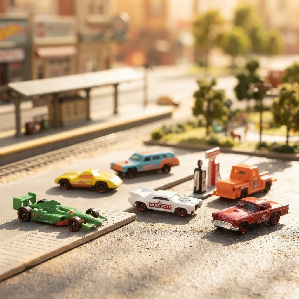 6-Piece Monopoly Themed Die-Cast Alloy Toy Car Set
