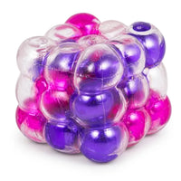 Metallic Bead Bubble Gel Cube Sensory Fidget Toy