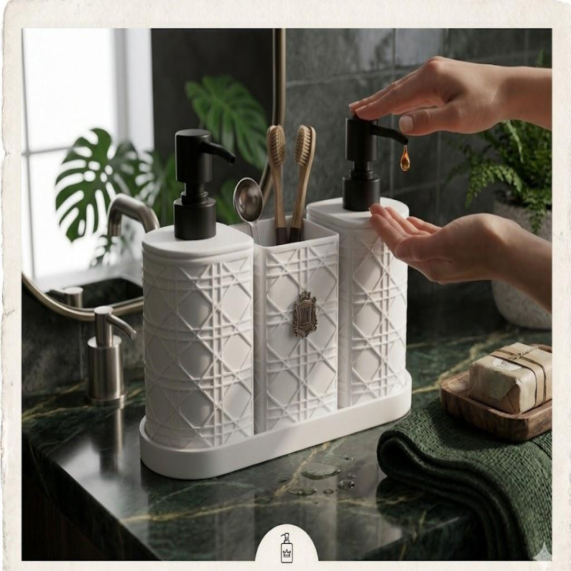 Toilet Set Soap Dispenser Pack Of 03 - Image 2