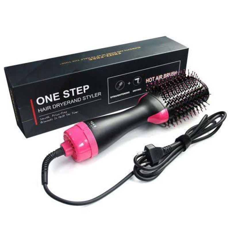 3-in-1 One Step Hot Air Straightener Brush for Hair Dryer and Styler - Image 3
