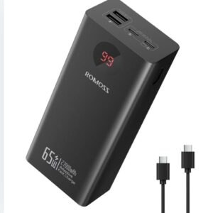 Romoss 65W 27000mAh Adaptive Fast Charge Power Bank